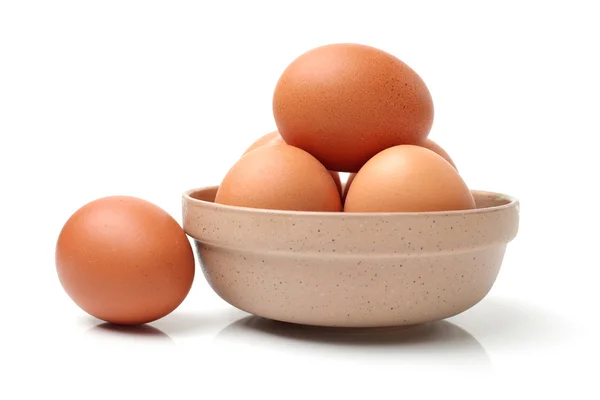 Cuenco de huevos — Foto de Stock