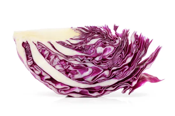 Red cabbage slice — Stock Photo, Image