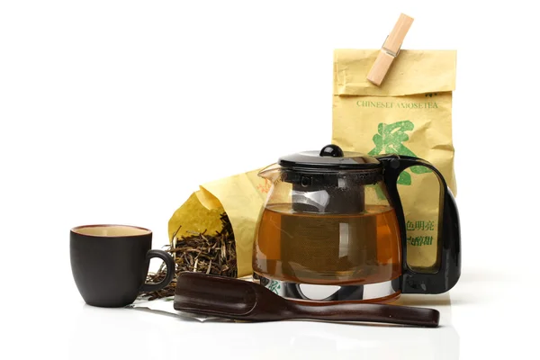 Tea in packages — Stock Photo, Image