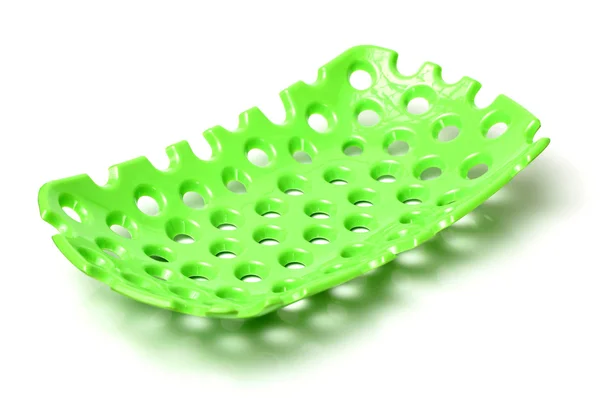Green  tray — Stock Photo, Image