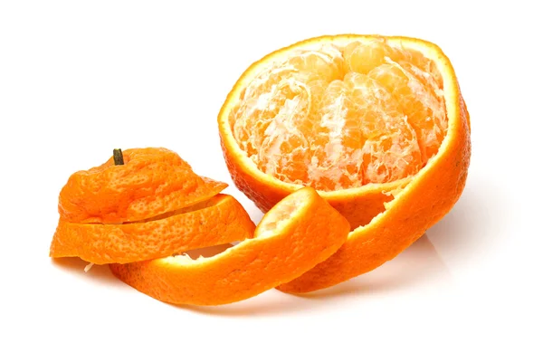 Peeled tangerine — Stock Photo, Image