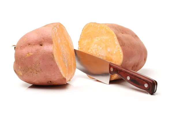 Metades de batata-doce — Fotografia de Stock