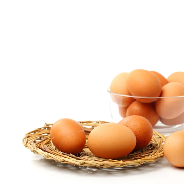 Plate of eggs — Stock Photo, Image