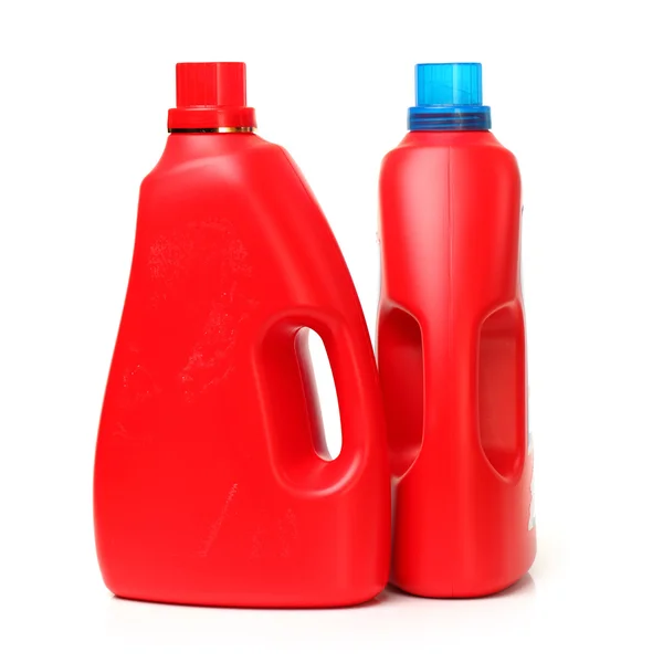 Recipientes de detergente — Fotografia de Stock
