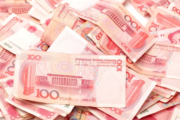 Chińskiego renminbi — Zdjęcie stockowe