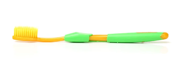Cepillo de dientes verde — Foto de Stock