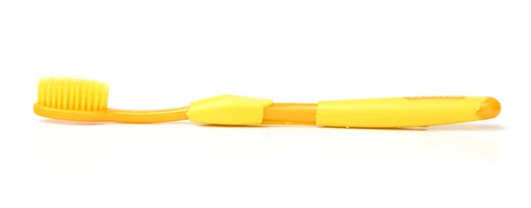 Escova de dentes laranja — Fotografia de Stock