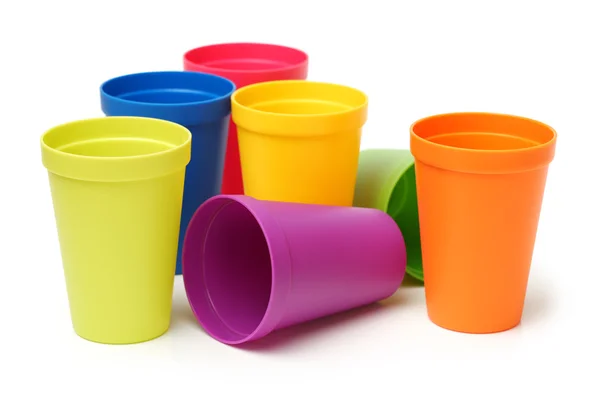 Farbige Tassen — Stockfoto