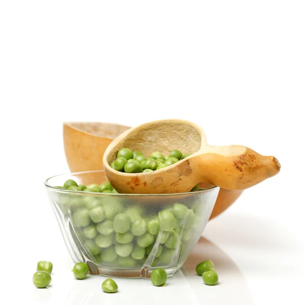 Peas in bowl — Stock Photo, Image