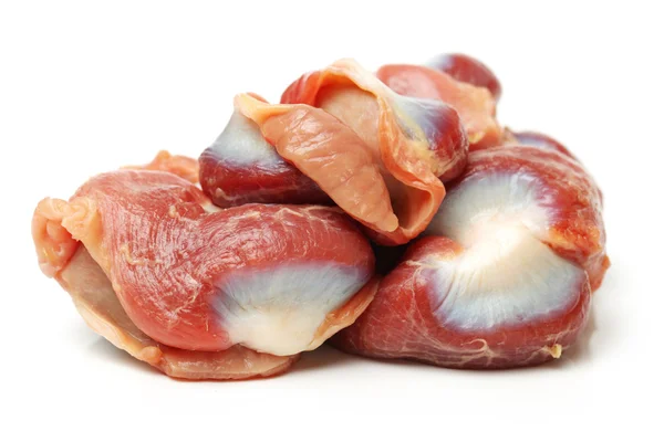 Raw Chicken gizzards — Stock Photo, Image