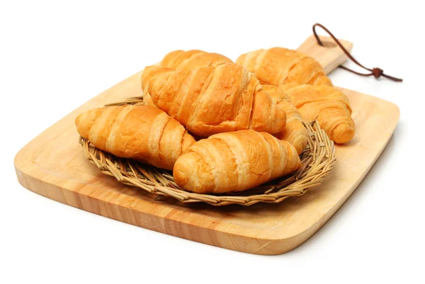 Plateau avec croissants — Photo