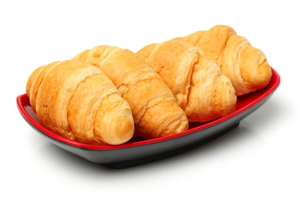 Croissant in ciotola — Foto Stock
