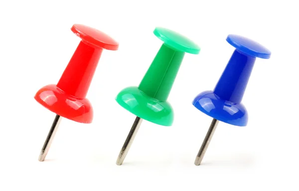 Colored thumbtacks — Stock Photo, Image