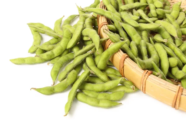 Tray of soybeans — Stock Photo, Image