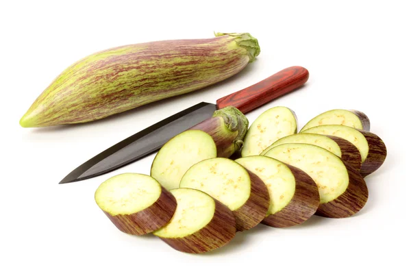 Aubergine slices — Stock Photo, Image