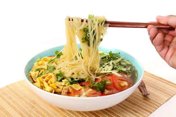 Bowl of noodle — Stock Photo, Image