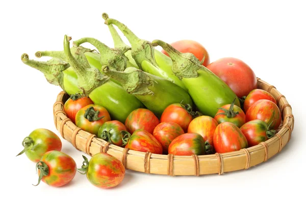 Berenjenas y tomates —  Fotos de Stock