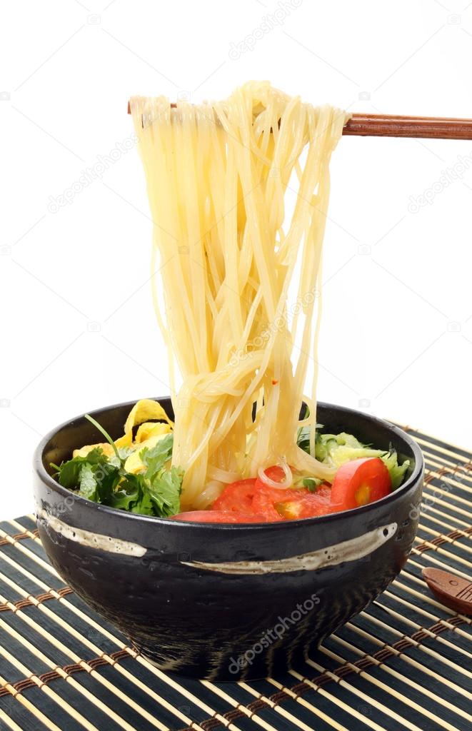 Noodle in bowl