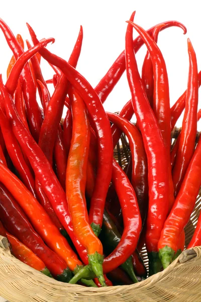 Peppers in bowl — Stock Photo, Image