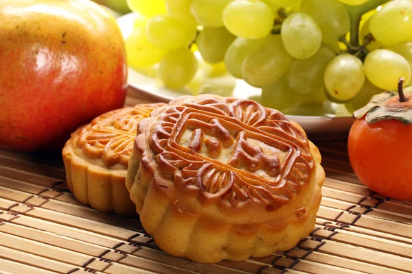 Mooncakes s ovocem — Stock fotografie