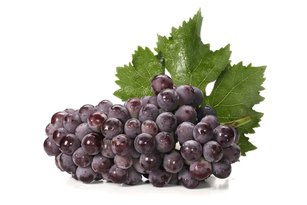 Grape with leaf — Stock Photo, Image