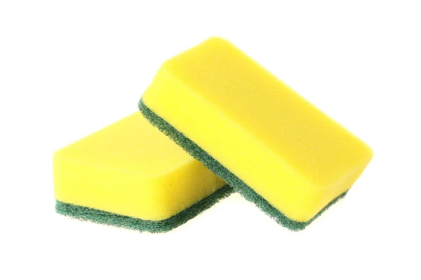 Esponjas amarelas — Fotografia de Stock