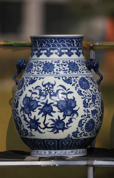 Niebieski porcelany — Zdjęcie stockowe