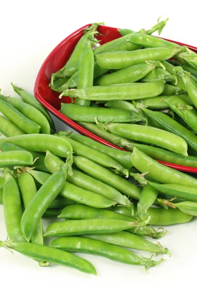 Bowl of peas — Stock Photo, Image