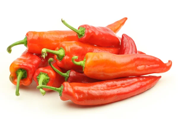 Raw chili peppers — Stock Photo, Image