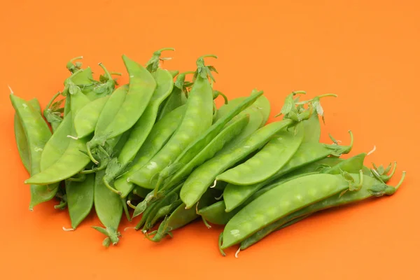 Pile of snow peas — Stock Photo, Image