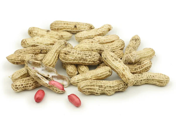 Handful of peanuts — Stock Photo, Image