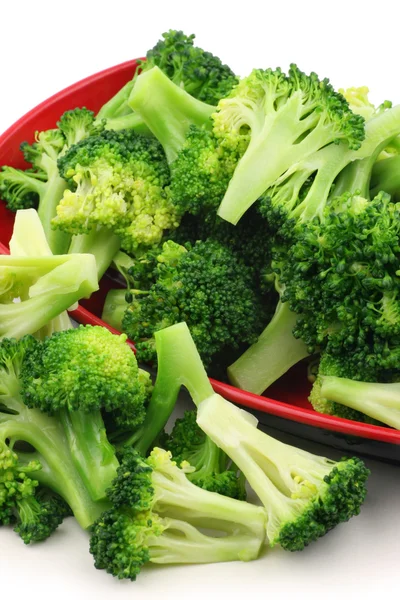 Plný talíř brokolice — Stock fotografie