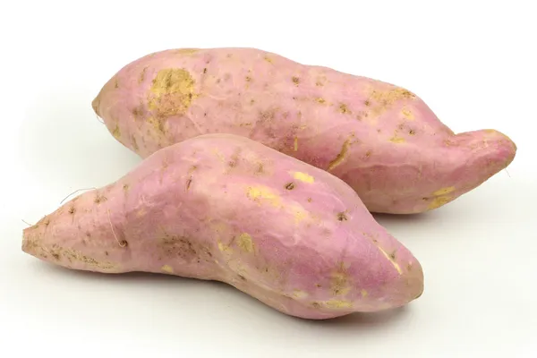 Całe słodkie ziemniaki — Zdjęcie stockowe