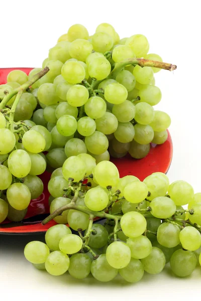 Uvas en plato — Foto de Stock