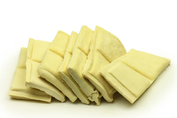 Fette di tofu — Foto Stock