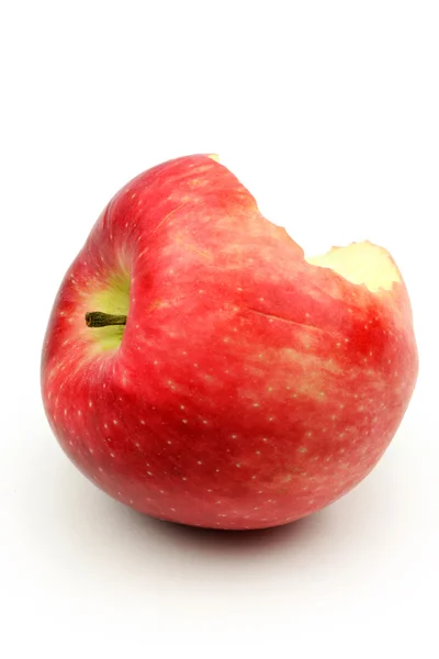 Jablko s chybějícím kousnutí — Stock fotografie