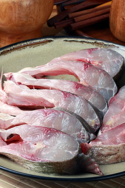 Full plate of fish — Stock Photo, Image