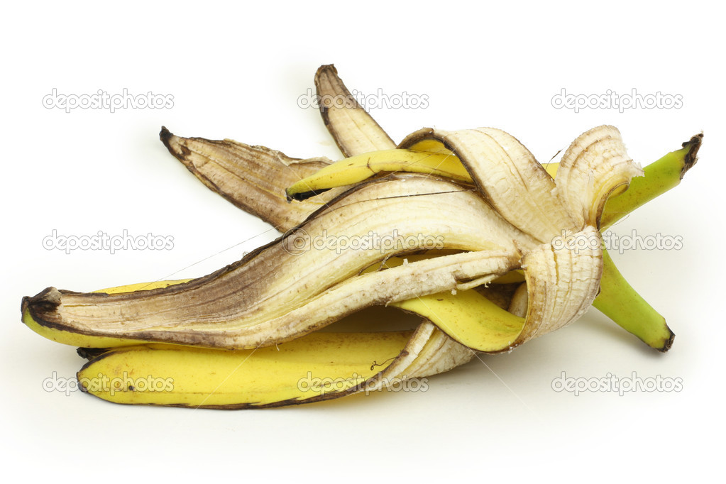 Banana skins