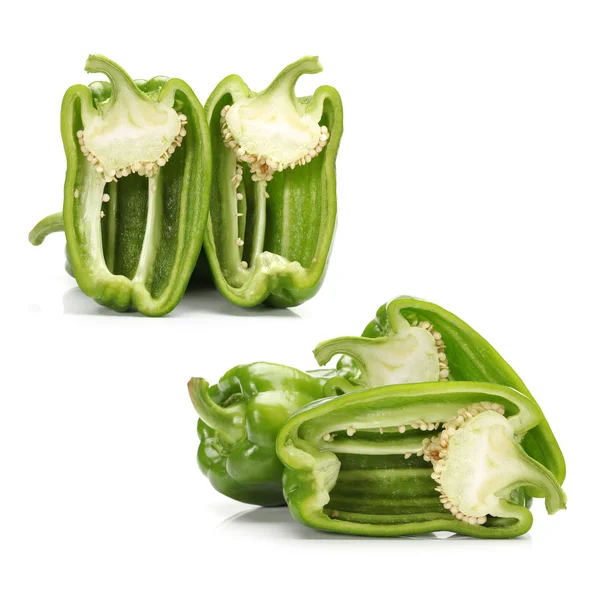 Φέτες πράσινου πιπεριού — Φωτογραφία Αρχείου