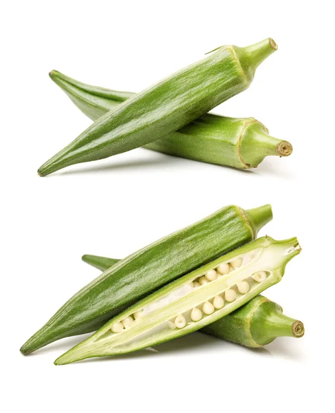 Okra fresca — Foto de Stock