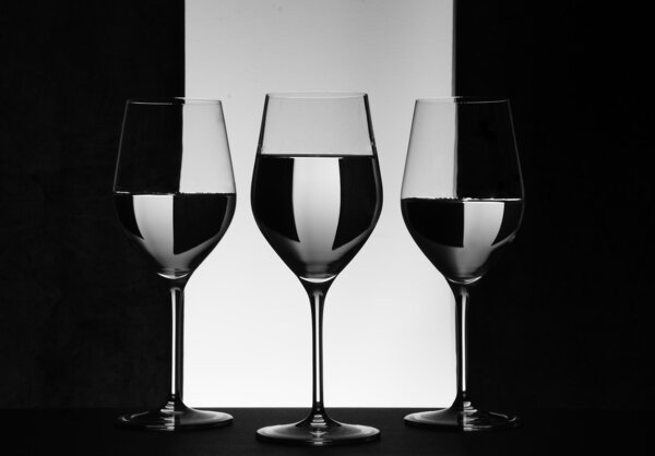 Three glasses