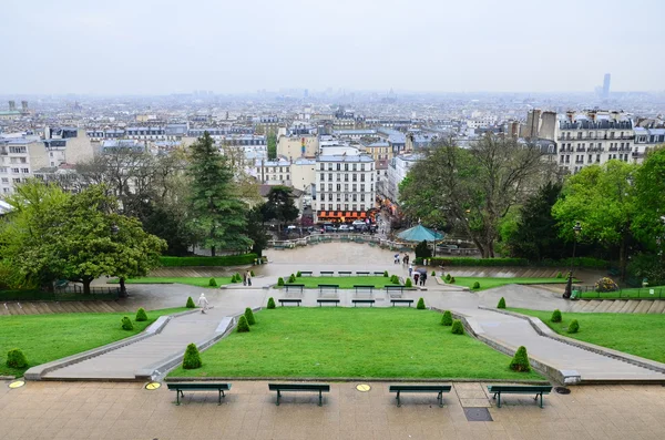 Regnig dag i Paris — Stockfoto