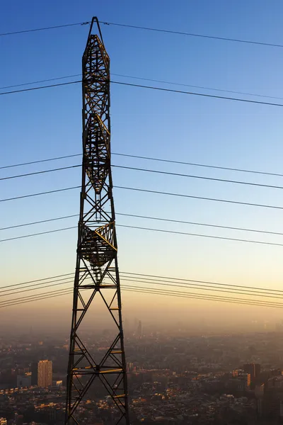 Elektromos torony Barcelona — Stock Fotó