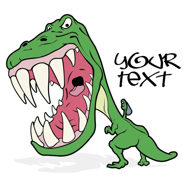 Tyrannosaurus yazılı graffiti