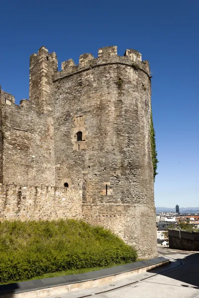 Ponferrada 圣殿骑士城堡塔. — 图库照片