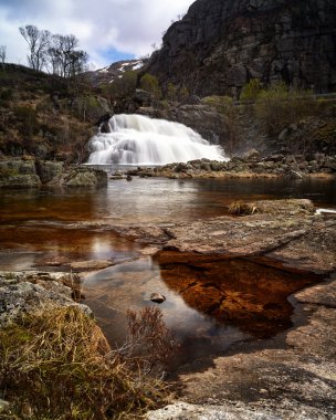 A waterfall at Stavtørn.