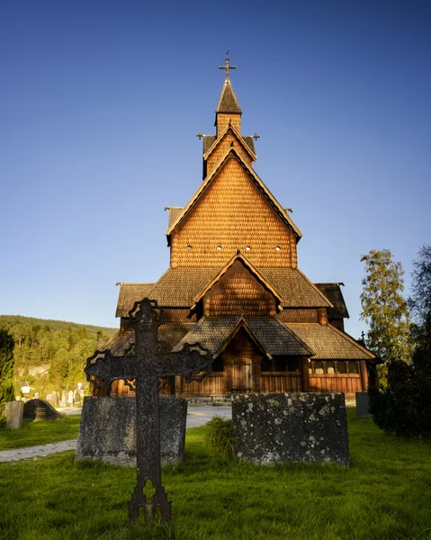 Heddal Stave church — Stock Photo, Image