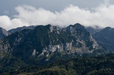 Karadağ 'ın Durmitor Ulusal Parkı' nın resimli yaz manzarası