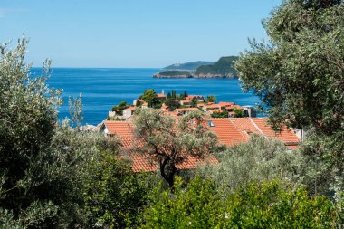 Sveti Stefan Karadağ 'da yaz turist sezonunda