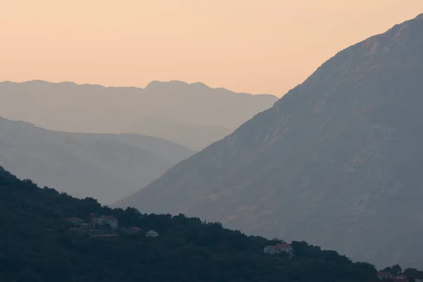 Golful Kotor Vara Muntenegru — Fotografie, imagine de stoc